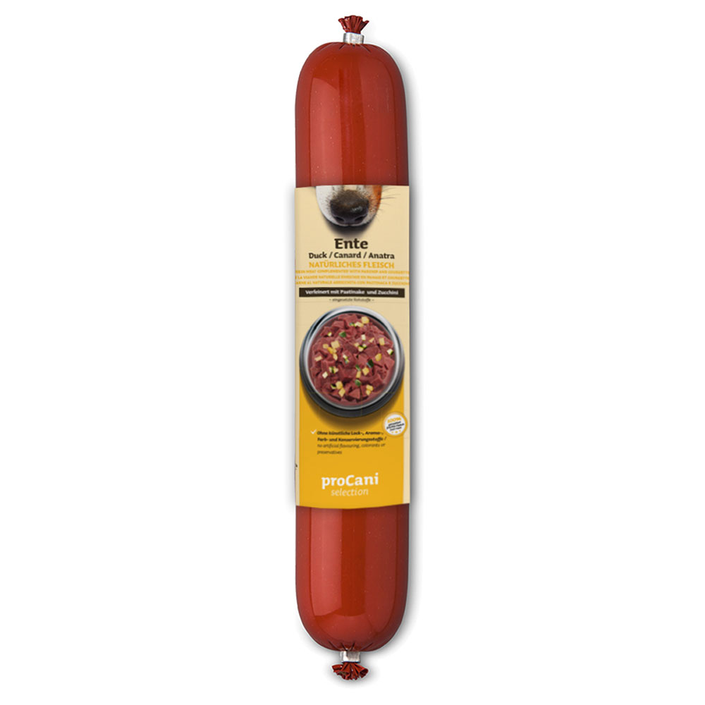 proCani Kochwurst Enten Menü - 10 x 400 g von proCani