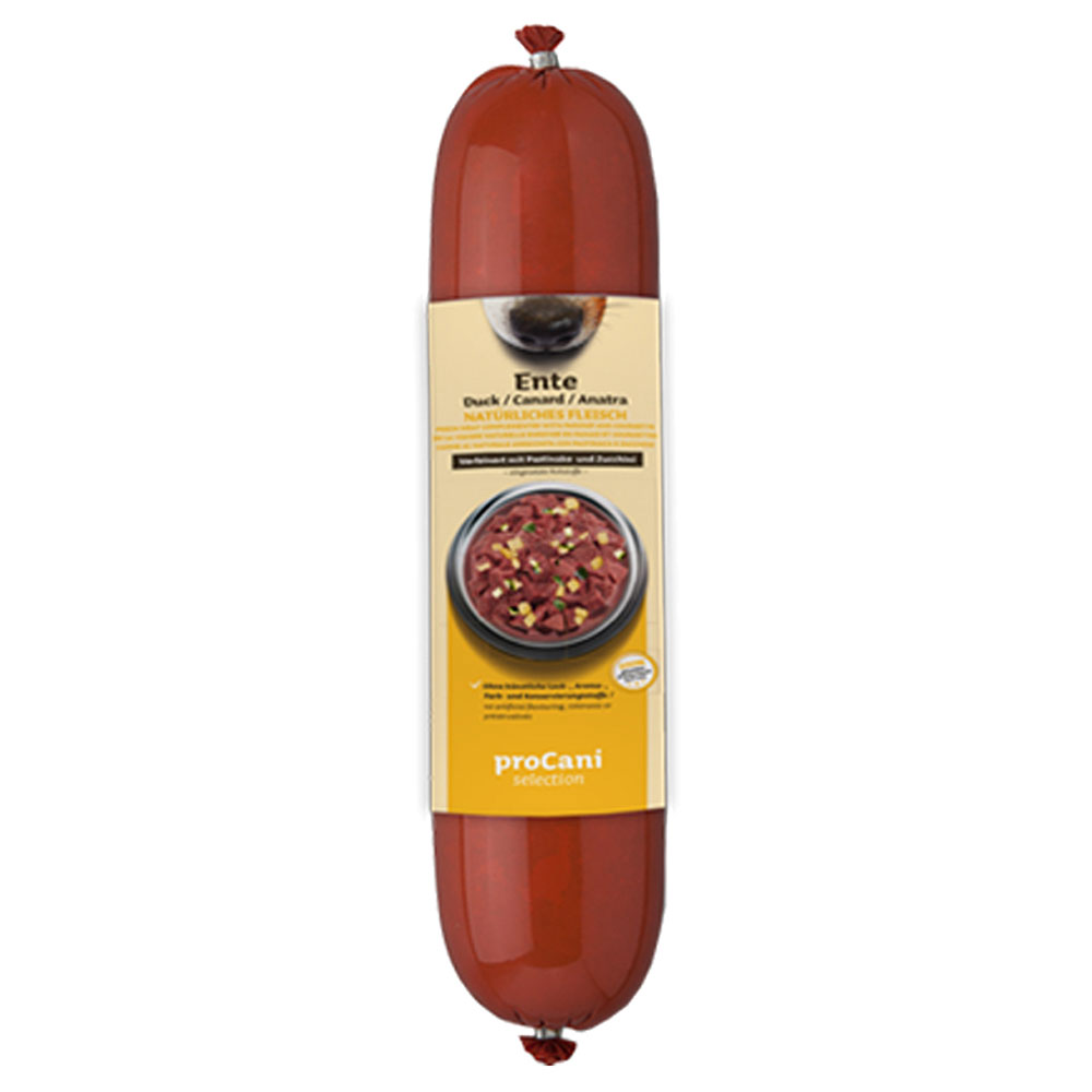 proCani Kochwurst Enten Menü - 10 x 800 g von proCani