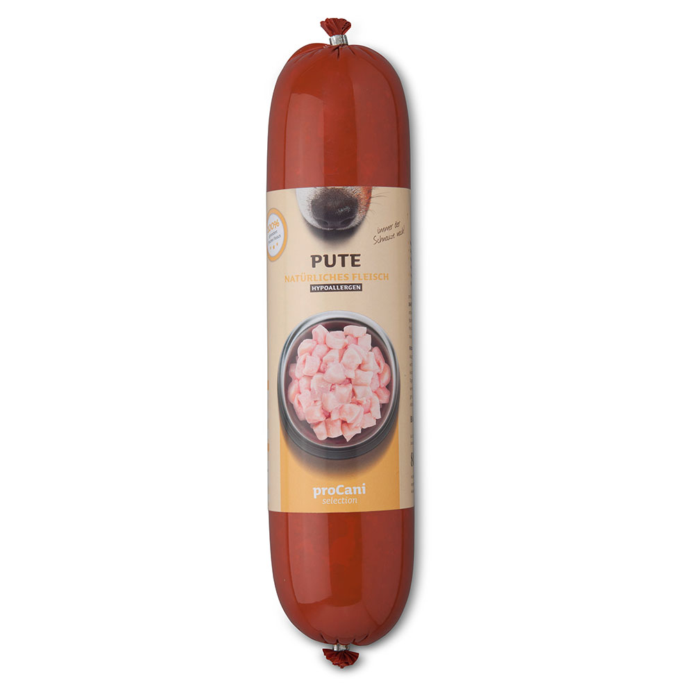 proCani Kochwurst Pute Hypoallergen - 10 x 800 g proCani Kochwurst Pute Hypoallergen - 10 x 800 g von proCani