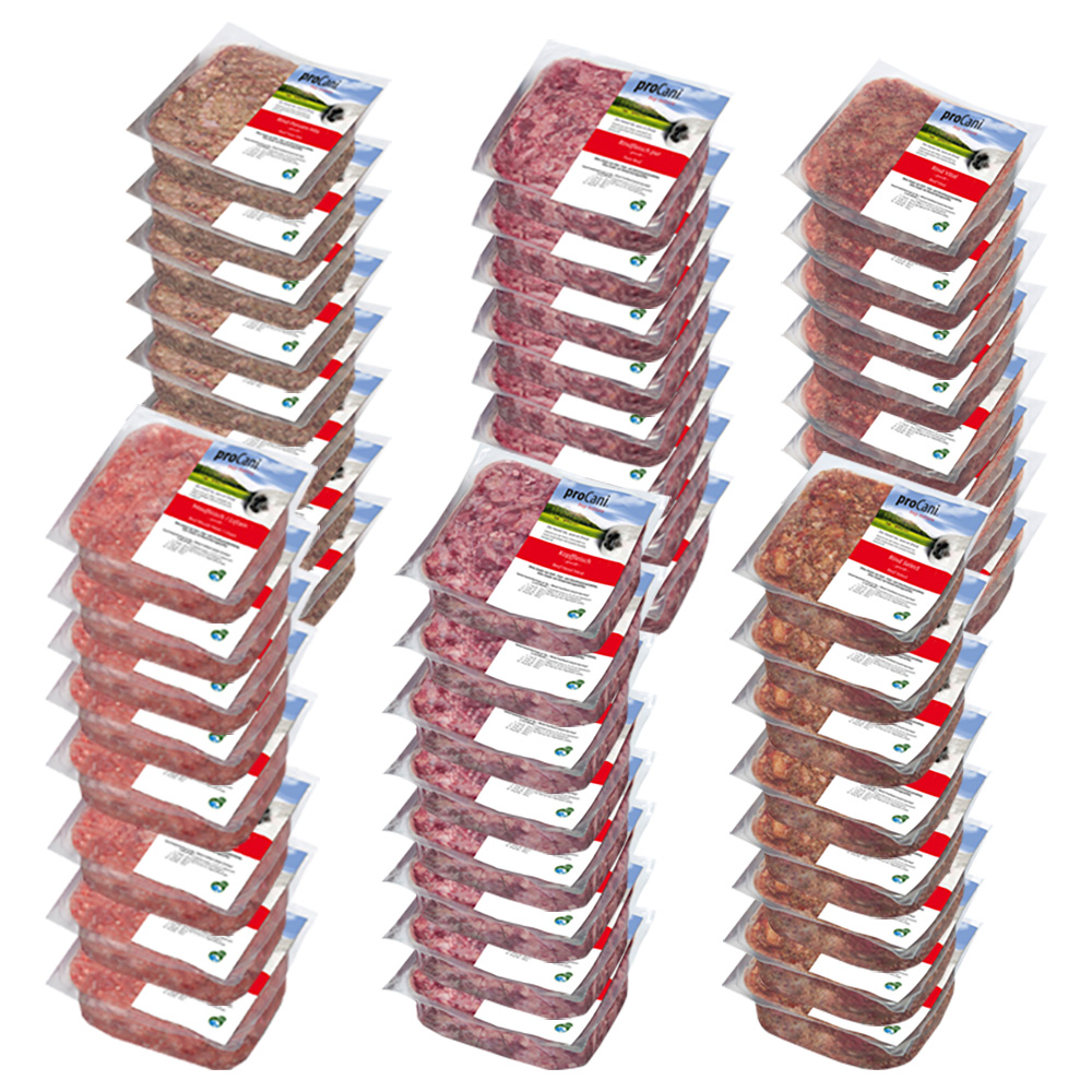 proCani Rind-Paket - 48 x 500 g proCani Rind-Paket - 48 x 500 g von proCani