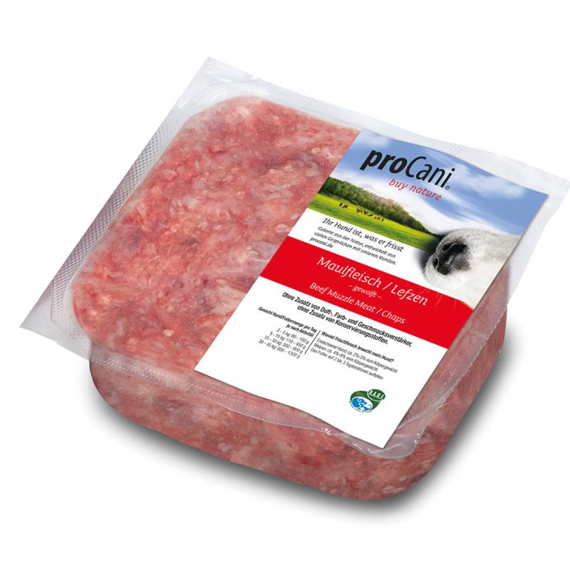 proCani buy nature Maulfleisch / Lefzen Rind - 28 x 500 g proCani buy nature Maulfleisch / Lefzen Rind - 28 x 500 g von proCani