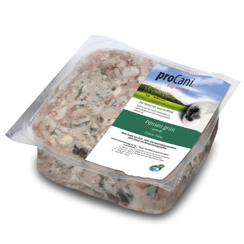 proCani buy nature Pansen grün - 22 x 500 g proCani buy nature Pansen grün - 22 x 500 g von proCani