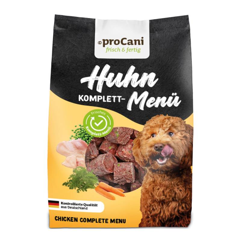proCani frisch & fertig Huhn Komplett-Menü Nuggets - 8 x 750 g proCani frisch & fertig Huhn Komplett-Menü Nuggets - 8 x 750 g von proCani