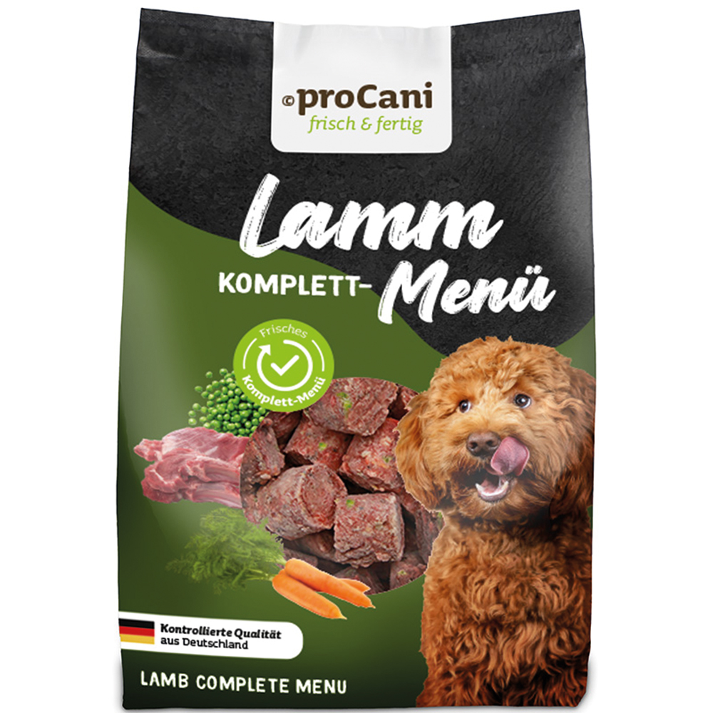 proCani frisch & fertig Lamm Komplett-Menü Nuggets - 8 x 750 g proCani frisch & fertig Lamm Komplett-Menü Nuggets - 8 x 750 g von proCani