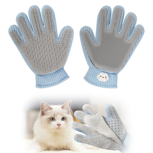 2-in-1-Pflegehandschuh für Katzen und Hunde, sanfte Enthaarungsbürste, effizienter Tierhaarentferner-Handschuh, leicht zu reinigen, schwimmender Haarhandschuh, Enthaarungsbürste für Hunde und Katzen 2-in-1-Pflegehandschuh für Katzen und Hunde, sanfte Enthaarungsbürste, effizienter Tierhaarentferner-Handschuh, leicht zu reinigen, schwimmender Haarhandschuh, Enthaarungsbürste für Hunde und Katzen von prota