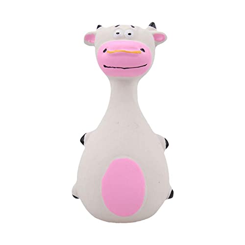 pulunto Latex-Hundespielzeug, quietschender Elefant/Kuh, Tier-Kauspielzeug, Gummi, für kleine, widerstandsfähige interaktive U1p3 Bisshunde, groß pulunto Latex-Hundespielzeug, quietschender Elefant/Kuh, Tier-Kauspielzeug, Gummi, für kleine, widerstandsfähige interaktive U1p3 Bisshunde, groß von pulunto