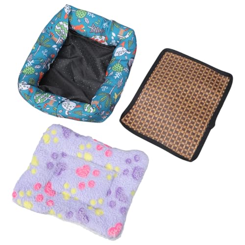 pumpumlia Hamsterkissen, Bettkissen, Kaninchen, Spielzeug, weiches Pad, Haus für Hamster, für Rennmäuse, Molar-Spielzeugbett pumpumlia Hamsterkissen, Bettkissen, Kaninchen, Spielzeug, weiches Pad, Haus für Hamster, für Rennmäuse, Molar-Spielzeugbett von pumpumlia