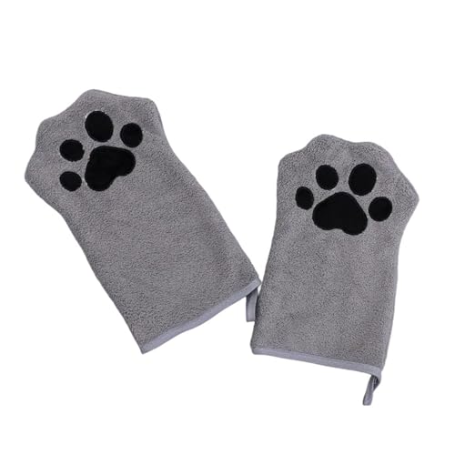 pumpumlia Haustier-Handschuh-Handtuch für Hunde, weiches und saugfähiges Gewebe mit Aufhängegriff für den Einsatz pumpumlia Haustier-Handschuh-Handtuch für Hunde, weiches und saugfähiges Gewebe mit Aufhängegriff für den Einsatz von pumpumlia