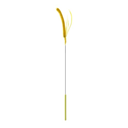 pumpumlia Haustier-Katzen-Spielstab zur Stimulierung der Neugier von Katzen, mit pelzigem Gras für aktive Haustiere und lustige Übungen pumpumlia Haustier-Katzen-Spielstab zur Stimulierung der Neugier von Katzen, mit pelzigem Gras für aktive Haustiere und lustige Übungen von pumpumlia