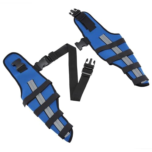 pumpumlia Hunde-Kniebandage für Hunde, Ellenbogen-Bandage, Knie-Wegfahrsperre, hilft dem Hund, das Gelenk stabil zu halten und reduziert Neopren-Hunde-Beinbandage für Hinterbeine von pumpumlia