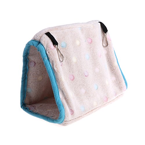 pumpumlia Warmes Vogelnest Hängematte, Haus, Winterkäfigzelt, Plüsch, Versteck, einfach zu bedienen, Bett für kleine Finken, Papageien, afrikanisches Grau, für kleine Papageien für große Vögel, Conure pumpumlia Warmes Vogelnest Hängematte, Haus, Winterkäfigzelt, Plüsch, Versteck, einfach zu bedienen, Bett für kleine Finken, Papageien, afrikanisches Grau, für kleine Papageien für große Vögel, Conure von pumpumlia