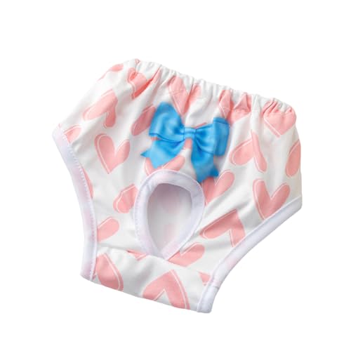 pumpumlia Weiche Periodenhose mit buntem Muster für Mädchen, Hunde, wiederverwendbare Hundewindeln von pumpumlia