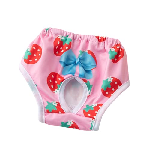 pumpumlia Weiche Periodenhose mit buntem Muster für Mädchen, Hunde, wiederverwendbare Hundewindeln von pumpumlia