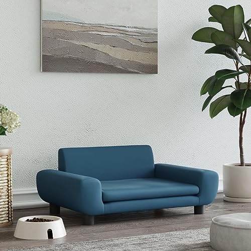 puraday Hundebett Blau 70x45x33 cm Samt Hundesofa Katzensofa Hundebetten Katzenbett Bequeme Haustierbett Stilvolles Design Kann Im Wohnzimmer Oder Schlafzimmer Platziert Werden puraday Hundebett Blau 70x45x33 cm Samt Hundesofa Katzensofa Hundebetten Katzenbett Bequeme Haustierbett Stilvolles Design Kann Im Wohnzimmer Oder Schlafzimmer Platziert Werden von puraday