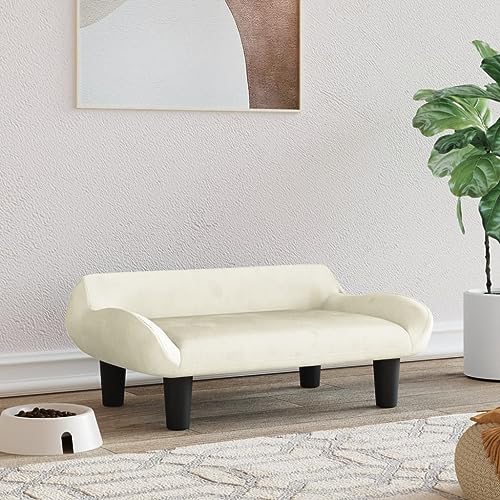 puraday Hundebett Creme 70x40x24 cm Samt Hundesofa katzensofa Katzenbett Dog Bed Cat Bed Bequeme Haustierbett Hundebett Samt Kann Im Wohnzimmer Oder Schlafzimmer Platziert Werden Stilvolles Design puraday Hundebett Creme 70x40x24 cm Samt Hundesofa katzensofa Katzenbett Dog Bed Cat Bed Bequeme Haustierbett Hundebett Samt Kann Im Wohnzimmer Oder Schlafzimmer Platziert Werden Stilvolles Design von puraday