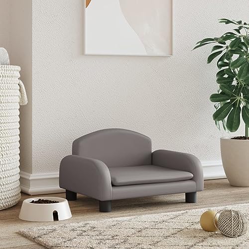 puraday Hundebett Grau 50x40x30 cm Kunstleder Hundesofa Katzensofa Hundebetten Katzenbett Bequeme Haustierbett Stilvolles Design Kann Im Wohnzimmer Oder Schlafzimmer Platziert Werden puraday Hundebett Grau 50x40x30 cm Kunstleder Hundesofa Katzensofa Hundebetten Katzenbett Bequeme Haustierbett Stilvolles Design Kann Im Wohnzimmer Oder Schlafzimmer Platziert Werden von puraday