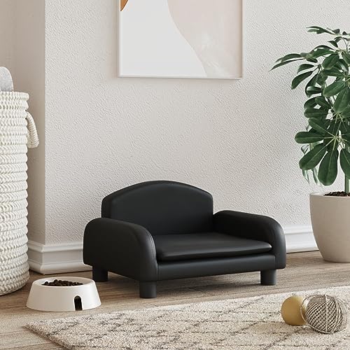 puraday Hundebett Schwarz 50x40x30 cm Kunstleder Hundesofa Katzensofa Hundebetten Katzenbett Bequeme Haustierbett Stilvolles Design Kann Im Wohnzimmer Oder Schlafzimmer Platziert Werden puraday Hundebett Schwarz 50x40x30 cm Kunstleder Hundesofa Katzensofa Hundebetten Katzenbett Bequeme Haustierbett Stilvolles Design Kann Im Wohnzimmer Oder Schlafzimmer Platziert Werden von puraday
