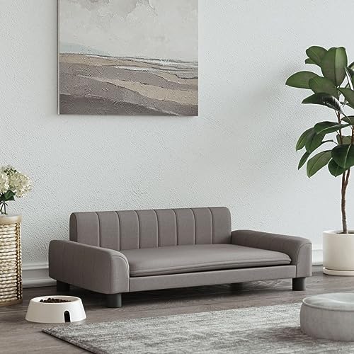 puraday Hundebett Taupe 90x53x30 cm Stoff Hundesofa katzensofa Katzenbett Dog Bed Cat Bed Bequeme Haustierbett Kann Im Wohnzimmer Oder Schlafzimmer Platziert Werden Stilvolles Design von puraday