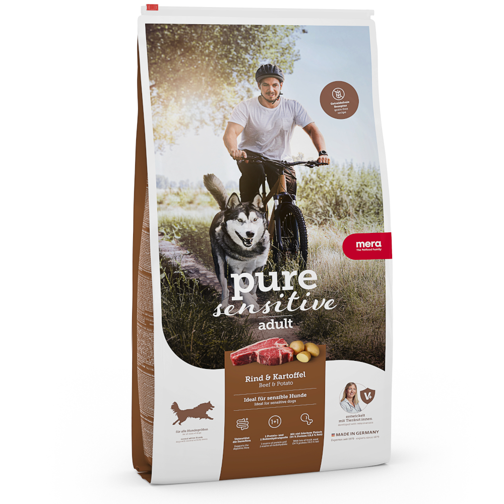 mera pure sensitive Adult Rind & Kartoffel - 12,5 kg mera pure sensitive Adult Rind & Kartoffel - 12,5 kg von mera