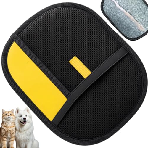 Magic Brush Pet Hair New Upgraded Reusable Electrostatic Pet Hair Remover Glove Pet Hair Removal Glove for Dogs & Cats, Clothing, Couch, Carpet, Car Seat (1PCS) von puyode