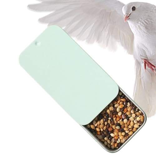 Mini-Futterbehälter für Vögel, Vogelsnackbehälter - Tragbare Vogelsnackbehälter,Vogelfutterbox und Snackbehälter zur sicheren und hygienischen Fütterung von Nymphensittichen Puzzlegame von puzzlegame