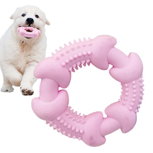 puzzlegame Hunderingspielzeug,Beißring Kauspielzeug für Welpen - Kauspielzeug für Hunde aus TPR, Beißring, ideal für das Training der Zahngesundheit, langlebig und sicher von puzzlegame