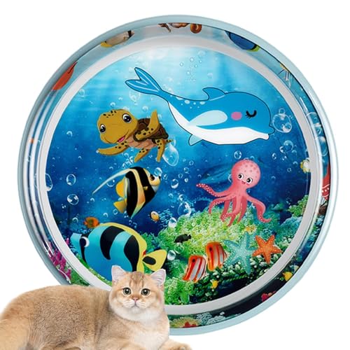 puzzlegame Katzen-Wasserspielmatte, sensorische Wasserspielmatte für Katzen | Verdicktes Wassersensor-Pad | Sensorische Wasserspielmatte mit Fisch – Wassersensor-Spielmatte für Cooles, Komfortables puzzlegame Katzen-Wasserspielmatte, sensorische Wasserspielmatte für Katzen | Verdicktes Wassersensor-Pad | Sensorische Wasserspielmatte mit Fisch – Wassersensor-Spielmatte für Cooles, Komfortables von puzzlegame