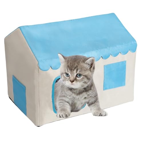 puzzlegame Kühlhöhle für Haustiere, Katzenkühlhaus | Kühlendes, isoliertes Tierheim für Katzen | Ruhendes schlafendes Kätzchenbett für drinnen und draußen, belüftetes Nest für Garage, Balkon puzzlegame Kühlhöhle für Haustiere, Katzenkühlhaus | Kühlendes, isoliertes Tierheim für Katzen | Ruhendes schlafendes Kätzchenbett für drinnen und draußen, belüftetes Nest für Garage, Balkon von puzzlegame