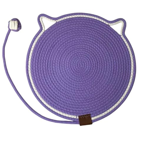 Kratzbaum für Katzen mit integriertem violetten Ball, 50 cm von pzghwh