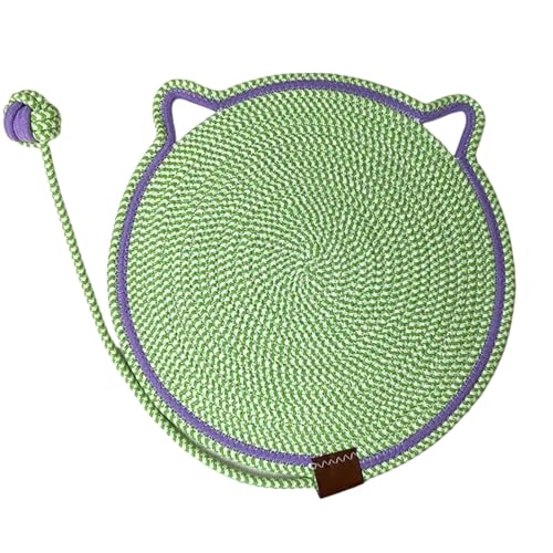 Kratzmatte für Katzen (Dopamin-Spielzeugball, integrierte Matte, 42 cm) von pzghwh