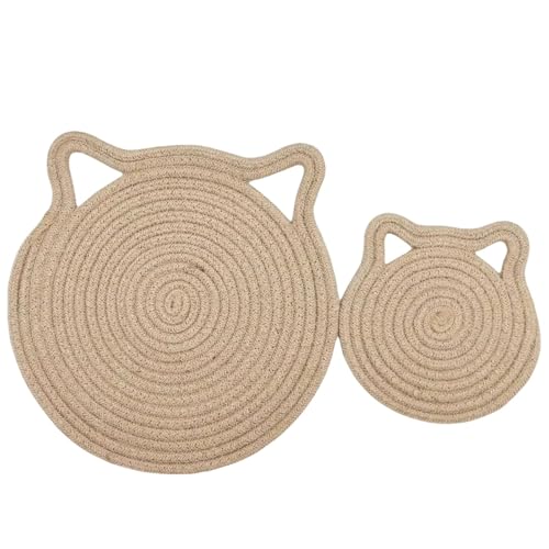 Kratzmatte für Katzen (braunes Kissen, 42 cm) von pzghwh