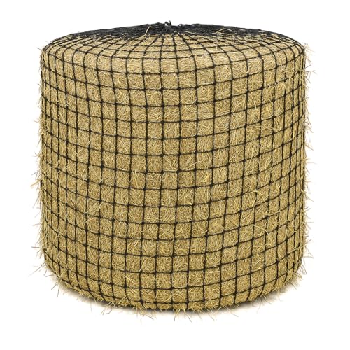qinanlan 1,8 m langsame Fütterung Rundballen-Heunetz - langlebig, kein Knoten Design für Pferde, Kühe & Ziegen, ideal für den Außenbereich, verhindert Abfall, leicht zu befüllen und zu reinigen (1,5 x qinanlan 1,8 m langsame Fütterung Rundballen-Heunetz - langlebig, kein Knoten Design für Pferde, Kühe & Ziegen, ideal für den Außenbereich, verhindert Abfall, leicht zu befüllen und zu reinigen (1,5 x von qinanlan