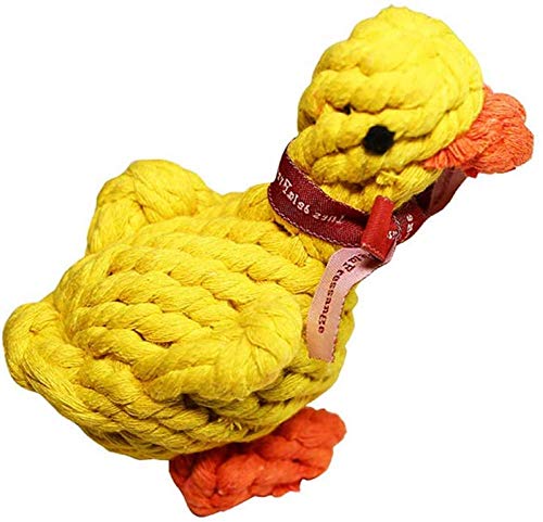 qiuqiu Premium Dog Chew Rope Toys Zähne Reinigung Puppy Beißspielzeug Ente von qiuqiu