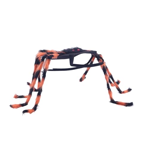 qixeuoa Hundekostüm Halloween,Haustiere Spinnen Kleidung,Spinnenkostüm Hunde Katzen,Haustier Rollenspielparty,Gruselige Outfits Für Junge Halloween Tiere Bei Feiern Geburtstagen Karneval Events von qixeuoa
