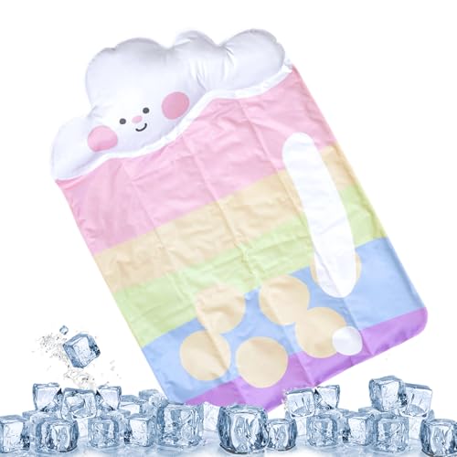 qixeuoa Pet Cooling Mat - Indoor Outdoor Kühlkissen Mit Gel Für Hunde Wasserdicht | Komfortables Tierbett Beißfeste Decke für Warme Größen Klein Mittel Groß Autositz Boden qixeuoa Pet Cooling Mat - Indoor Outdoor Kühlkissen Mit Gel Für Hunde Wasserdicht | Komfortables Tierbett Beißfeste Decke für Warme Größen Klein Mittel Groß Autositz Boden von qixeuoa