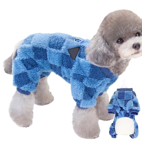 Hundejacke Winter, warme vierbeinige Fleecejacke für Hunde | Hunde-Fleeceweste für kleine Hunde, Haustier-Hundekleidung, Fleece-Hundepullover für kaltes Wetter Qiyifang von qiyifang