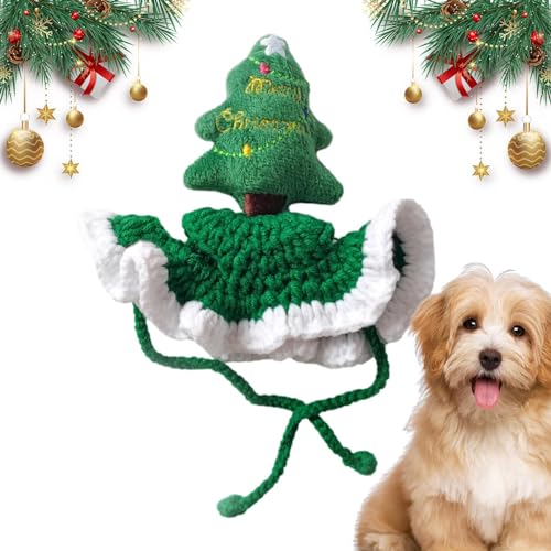 Winzige Weihnachtsmützen für Katzen | Weiche Weihnachtsmütze für Hunde | Partyzubehör Haustier-Kopfbedeckung Hundekostüm Kopfbedeckung für Welpen Kätzchen Qiyifang von qiyifang