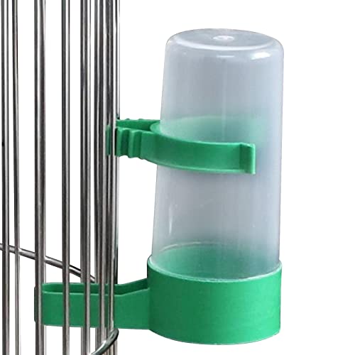 qiyifang Automatische Vogel-Wasserflasche – 1 x Futterspender | Trinkbehälter, Wasserspender für Vögel, Käfig für Papageien, Wellensittiche, Nymphensittiche von qiyifang
