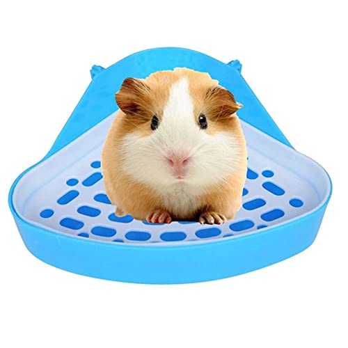 Bunny Corner Katzentoilette, für Kleintiere, Toilettentrainer, abnehmbarer Haustierkäfig für Kaninchen, Meerschweinchen, Frettchen, Chinchilla von qiyifang