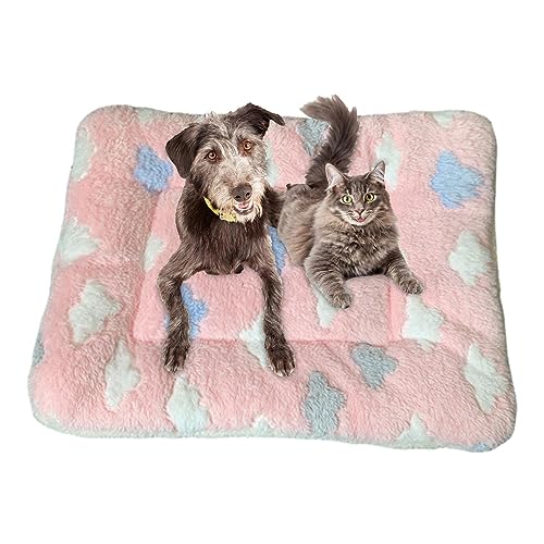 qiyifang Cozy Cat Beruhigende Decke – Kätzchen-Decken für Indoor-Kätzchen – Welpendecken für Indoor-Katzen und Hunde, Hundekissen für Nervosität und Stress von qiyifang