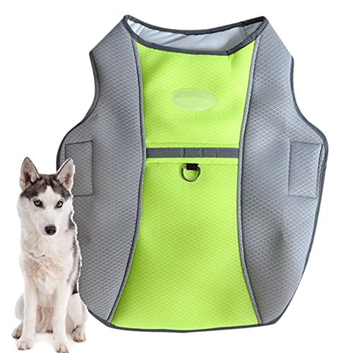 qiyifang Haustier-Kühlweste für Hunde – kühlende Jacke für Hunde, Verdunstungskühler, sofort kühlende Hundeweste, leicht für Sommer-Hundebekleidung von qiyifang