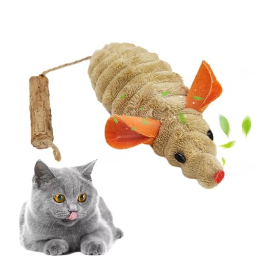 qiyifang Katzenminze, Katzenminze, Mäuse, Katzenspielzeug, wiederverwendbar, interaktives Katzenminze-Spielzeug für mittelgroße und kleine Katzen von qiyifang