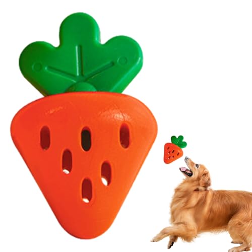 qiyifang Leckerli-Spender Hundespielzeug - Leckfutterspender Hundespielzeug - Interaktives Zahnreinigungsspielzeug für mittelgroße kleine und große Hunde von qiyifang