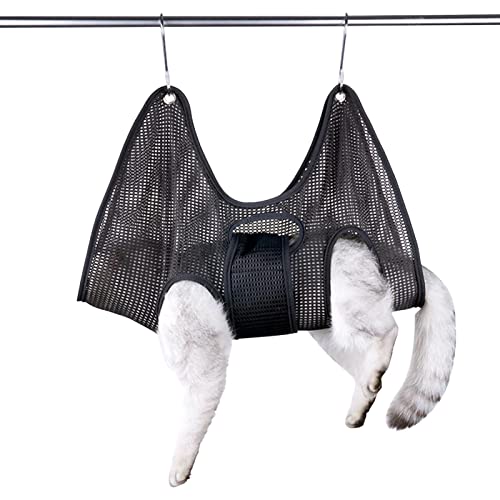 qiyifang Pet Grooming Hammock | High Load-bearing Capacity Pet Grooming Hammock | Dog Grooming Harness with Load-bearing Buckle for Trimming Nail Ear Care, Soft Dog Carriers for Small Dogs von qiyifang