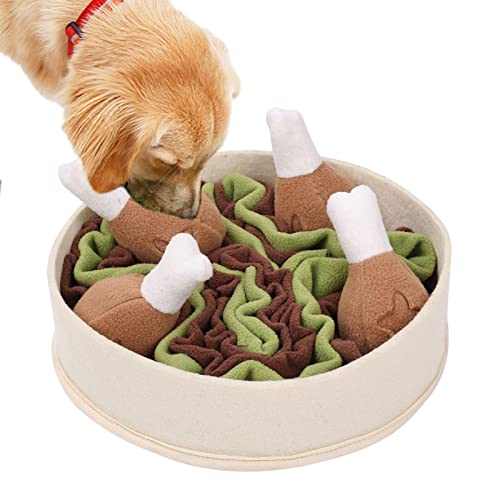 qiyifang Puzzle Sniff Spielzeug – Puzzle Leaky Food Sniff Spielzeug – Sichere Bereicherung Leckerli Puzzle Hundespielzeug für kleine, mittelgroße und große Hunde von qiyifang