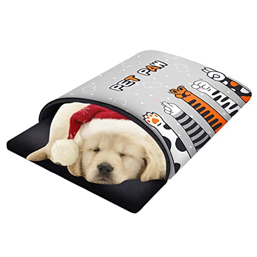 qiyifang Schlafsack für Hunde | Winter Gemütlich Warm Hundebetten - Maschinenwaschbar Hundekäfigbett Haustierzelt Höhle Bett für kleine mittelgroße Welpen Hunde Katzen von qiyifang
