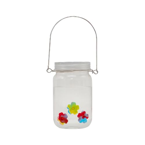 qofezuey Auslaufsicherer Kolibri-Futterspender, nachhaltige Wahl, Einmachglas für Vögel, zum Aufhängen im Freien, mit Blumenöffnungen für den Garten Mehrfarbig qofezuey Auslaufsicherer Kolibri-Futterspender, nachhaltige Wahl, Einmachglas für Vögel, zum Aufhängen im Freien, mit Blumenöffnungen für den Garten Mehrfarbig von qofezuey