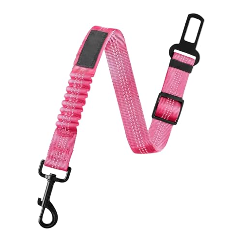 qofezuey Hunde-Sicherheitsgurt, verstellbare Länge, Geschirr für Auto, Reisen, Nylon, Haustier mit reflektierendem Streifen, Fahrzeug Rosa qofezuey Hunde-Sicherheitsgurt, verstellbare Länge, Geschirr für Auto, Reisen, Nylon, Haustier mit reflektierendem Streifen, Fahrzeug Rosa von qofezuey