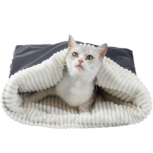 qokeeu Kuscheliges Katzenbett,Plüsch Katzenschlafsack | Plüsch Schlafsack Zum Kuscheln Verstecken Indoor Winter Zuhause qokeeu Kuscheliges Katzenbett,Plüsch Katzenschlafsack | Plüsch Schlafsack Zum Kuscheln Verstecken Indoor Winter Zuhause von qokeeu