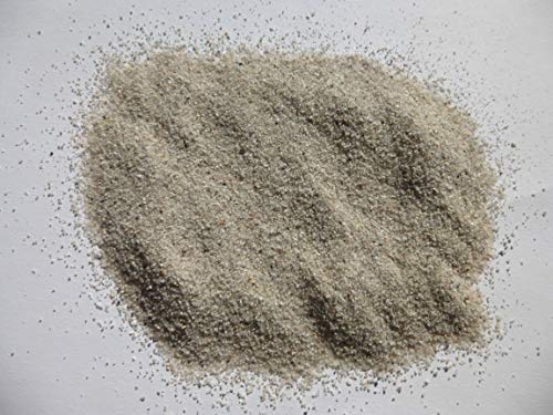 Samore 25 KG Aquariumsand Aquariensand Bodengrund 0,4-0,8 mm Aquarienkies hochrein hellgrau H1 von Samore